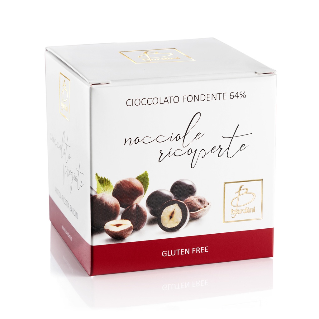 [P221] Dragees nocciola fondente scatola 120 g