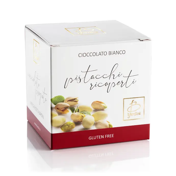 Dragees pistacchio bianco scatola 120 g