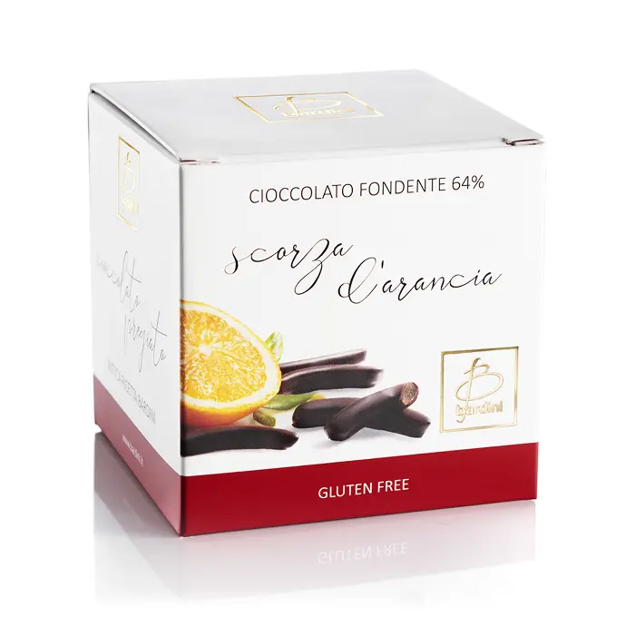 Arancia candita ricoperta scatola 110 g